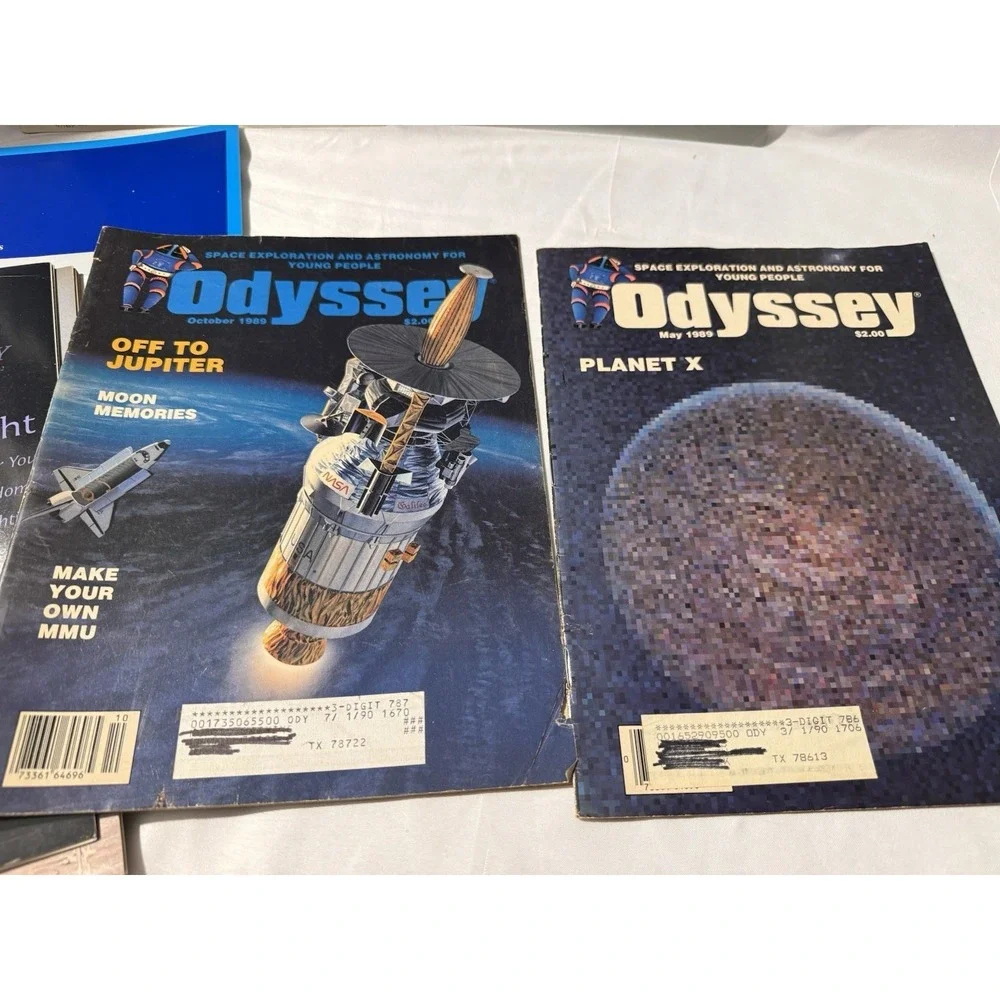 Vintage NASA Space Shuttle Aviation Magazines Lot 8 Astronomy Odyssey 1976-2013